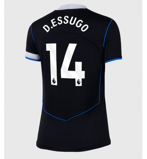 Chelsea Dario Essugo #14 Alternativní Dres pro Dámské 2025-26 Krátký Rukáv Chelsea Dario Essugo #14 Alternativní Dres pro Dámské 2025-26 Krátký Rukáv